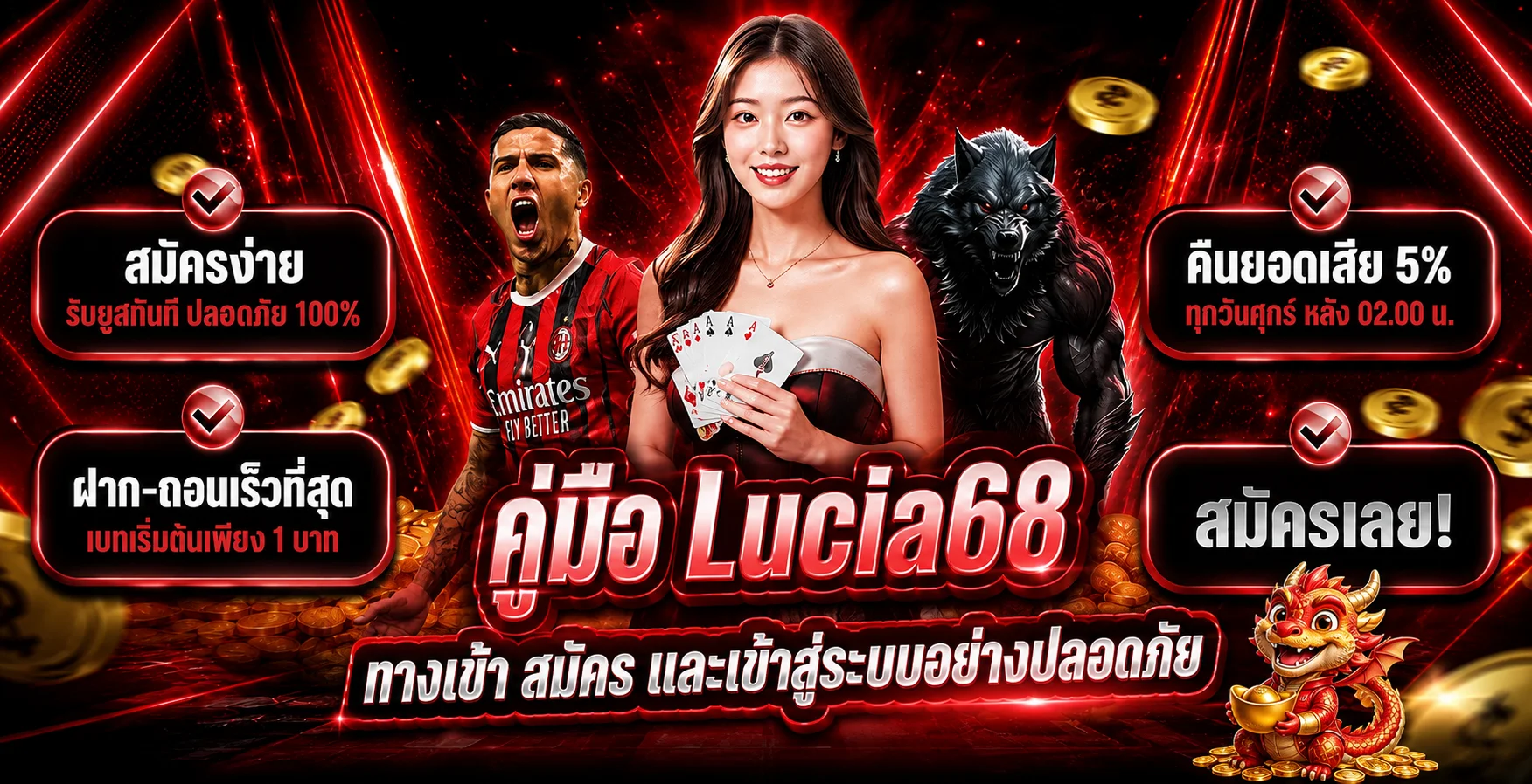 Lucia68 ทางเข้า สมัคร และเข้าสู่ระบบอย่างปลอดภัย